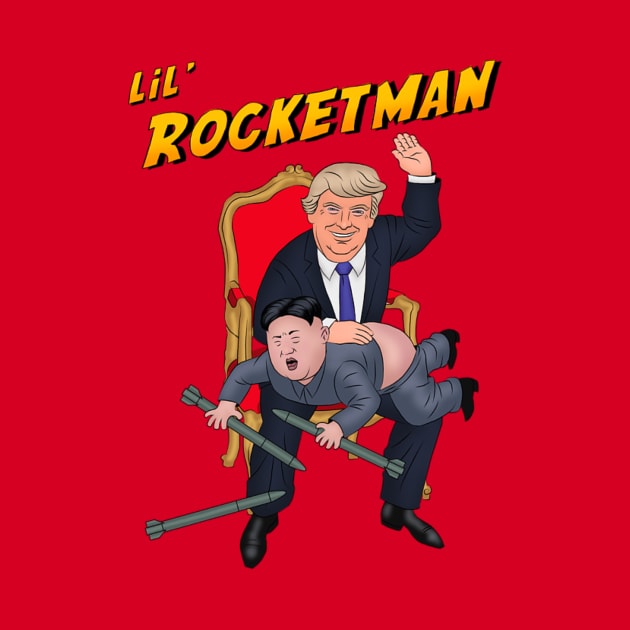 Rocketman Lil Kim Jong Un by Graffix