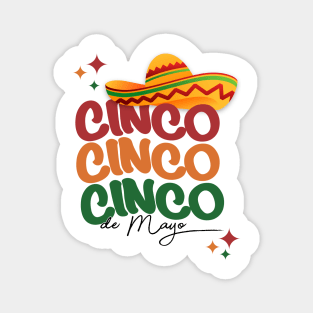 Funny Tee Cinco De Mayo Mexican - Sombrero Tshirt Summer Mexican Fiesta Vacation Tee Tops Magnet