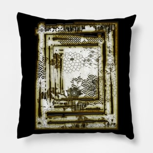 Japanese Cherry Blossom Art Vintage Sakura 403 Pillow