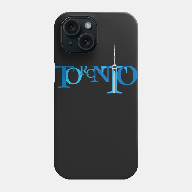 Toronto Type Phone Case by DavidLoblaw