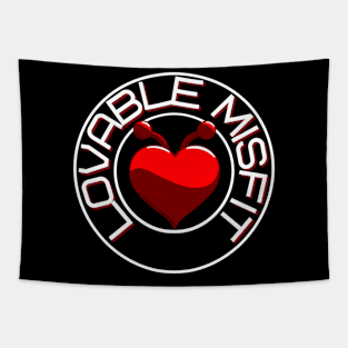 Lovable Misfit - Circle Tapestry