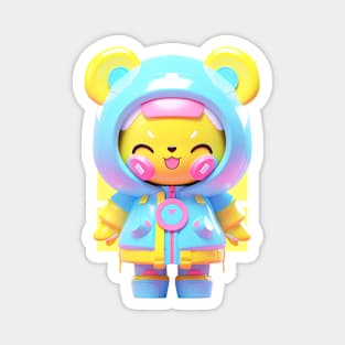 AKBLM - BUNTBY GLAZY DONUT KUMA | ADORABLE 3D ANIME CHARACTER Magnet