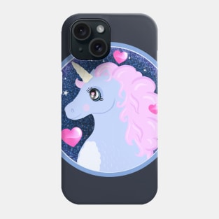 Sparkling Space Unicorn Phone Case