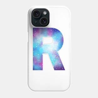 Letter R galaxy Phone Case