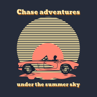 Chase adventures under the summer sky-retro T-shirt T-Shirt