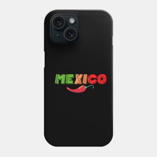 Mexico and chili Phone Case