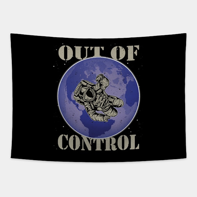 Out Of Control Astronaut Tapestry by Hariolf´s Mega Store