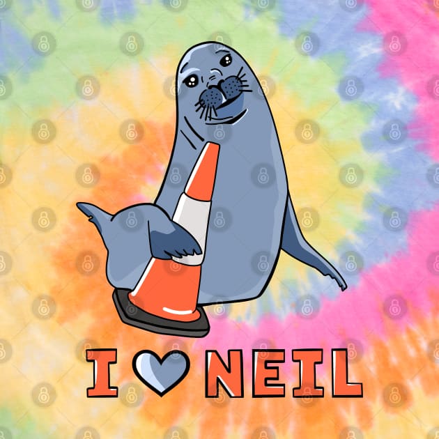 I Love Neil the Seal by Sparkleweather