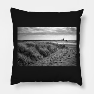 The path to the beach Pillow