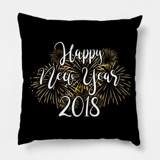 Awesome Happy New Years 2018 Fireworks Pillow