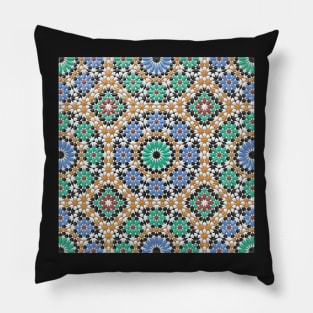 Moroccan Zellige Mosaic Pillow