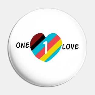 One love world cup Pin