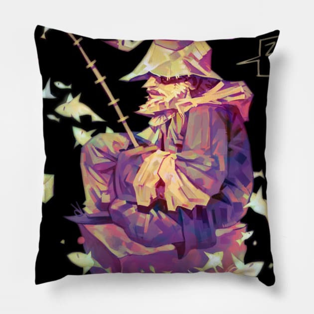 The fisherman Pillow by Hieumayart