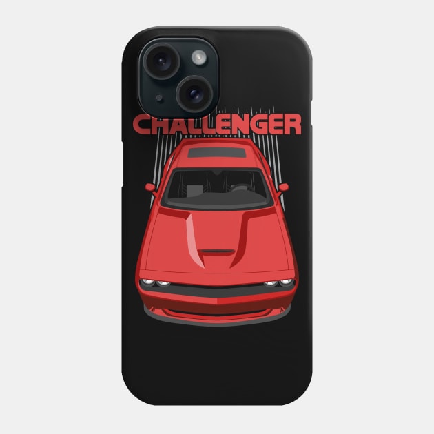 Challenger - Red Phone Case by V8social