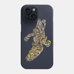 Blue Ring Owl Phone Case