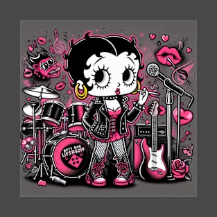 bety boop punk T-Shirt