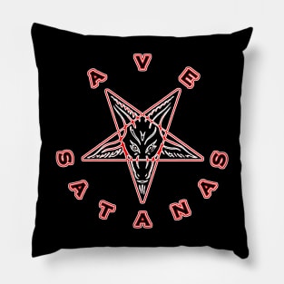 Blackstar Ave Satanas Short Sleeve Shirt, Satanic Shirt, Pentagram Shirt Pillow