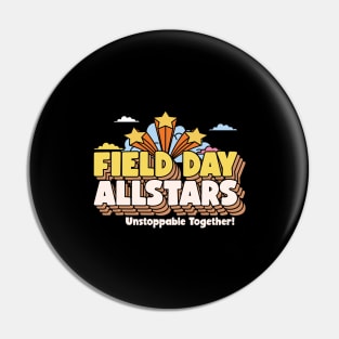 Field Day Allstars Unstoppable Together Pin