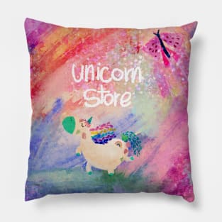 unicorn store Pillow