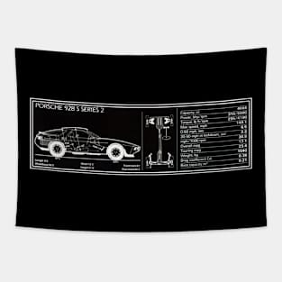 Porsche 928 S Tapestry