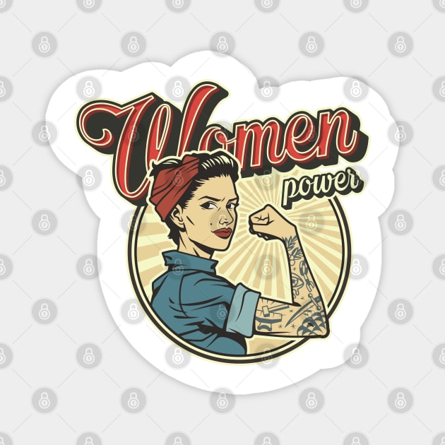 Women power Magnet by Asgard