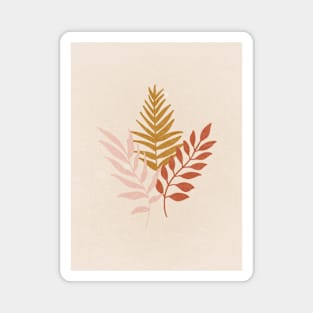 Boho Leaves Magnet