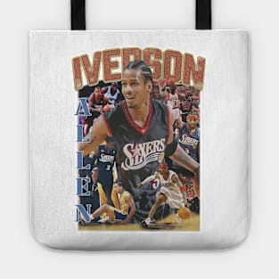 Allen Iverson collage Tote