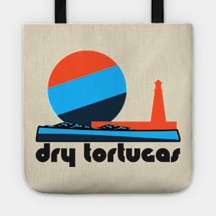 Retro Dry Tortugas ))(( Tourist Souvenir National Park Design Tote