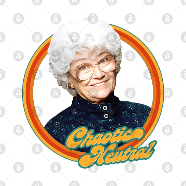 Sophia Petrillo ∆ Chaotic Neutral ∆ Golden Girls by DankFutura