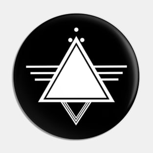 Triangle art Pin