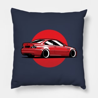 Red E46 Coupe Pillow