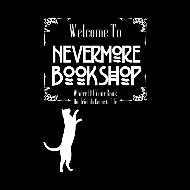 Welcome to Nevermore Bookshop by steffmetal