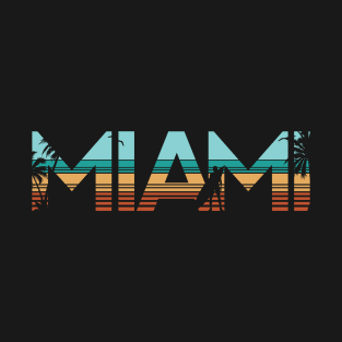 Siesta Key Florida Beach Retro State Summer Keys Vintage Miami Orlando FL Sun T-Shirt