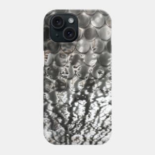 Silver Coin Abstract Design Phone Case