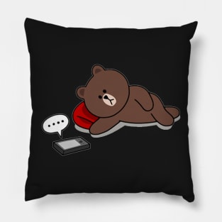 brown and cony Pillow