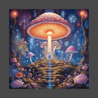 Magic Mushroom Mountain T-Shirt