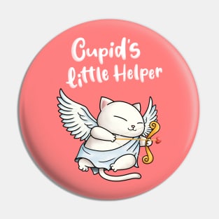 Cupid's Little Helper Cat Pin
