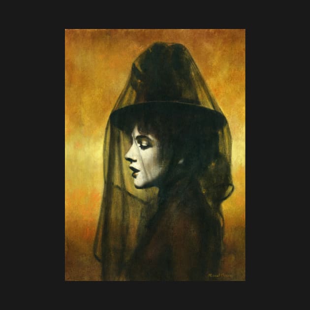 Victorian Gothic Girl In Veil by mictomart