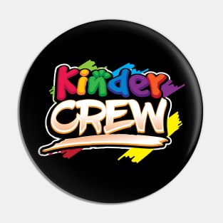 Kinder Crew| Kindergarten Teacher Gifts| 1st Day Of School Pin