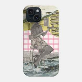 So Much To Talk About - Surreal/Collage Art Phone Case