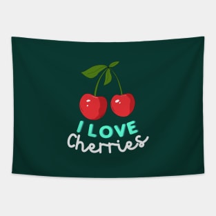 I Love Cherries! Tapestry