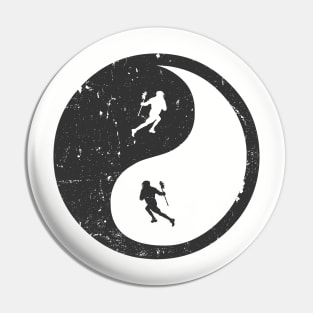 Lacrosse Ying Yang Pin