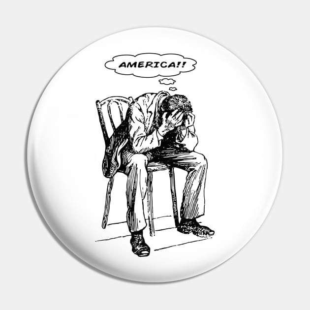 America (despair) Pin by Bugsponge