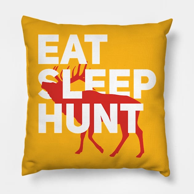 Eat Sleep Hunt Pillow by bluerockproducts