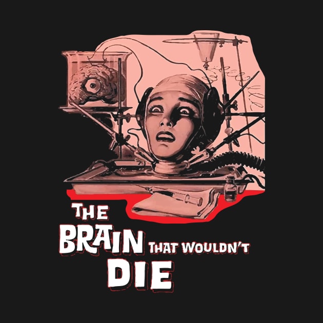 The Brain That Wouldn't Die, From A 1962 Horror Movie Poster by VintageArtwork