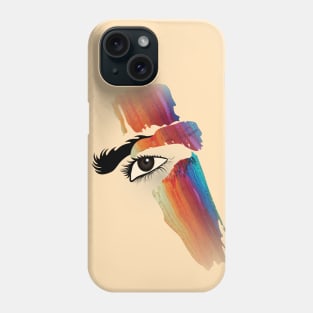 rainbow eye Phone Case