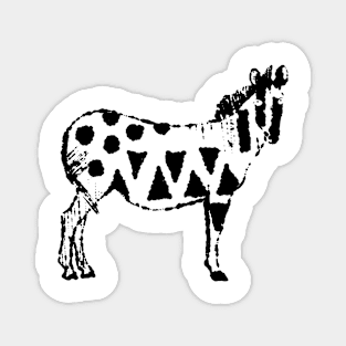 Fancy Zebra Magnet