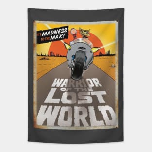 Mystery Science Rusty Barn Sign - Warrior of the Lost World Tapestry