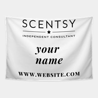 scentsy independent consultant gift ideas with custom name and website Tapestry