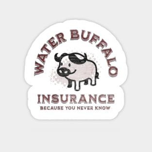 Water Buffalo Insurance Magnet